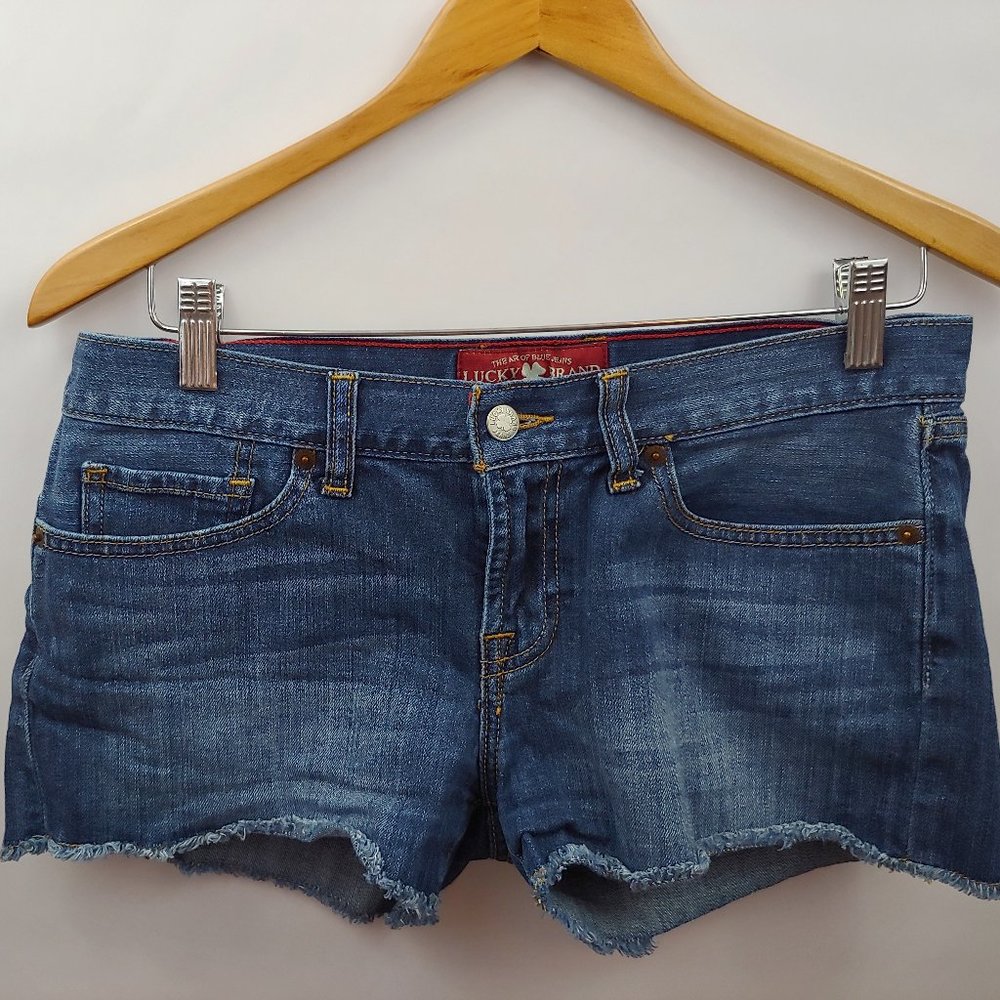 NWOT Lucky Brand 4/27 Raw Hem Boardwalk Short
